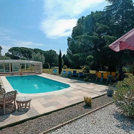 Mas Des 2 Paons Bed & Breakfast Villedaigne Bagian luar foto